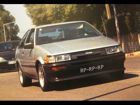 Me driving my old AE86